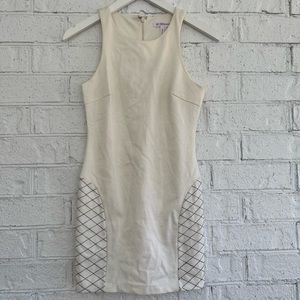 BCBG Off white, sleeveless dress